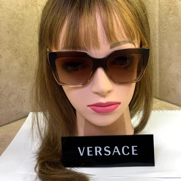 New Versace MOD4418 5332/13 Transparent Gradient Brown  display picture 2